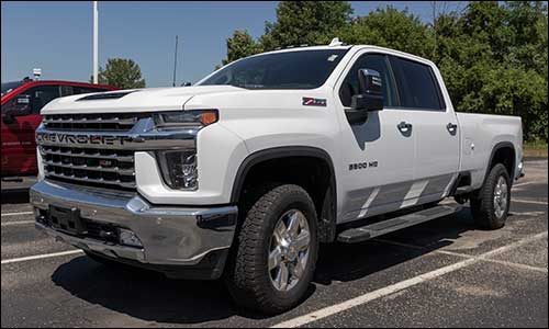 An image of a new body style 2019 Chevrolet Silverado HD truck