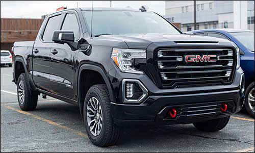 An image of a new body style 2019 GMC Sierra 1500 truck