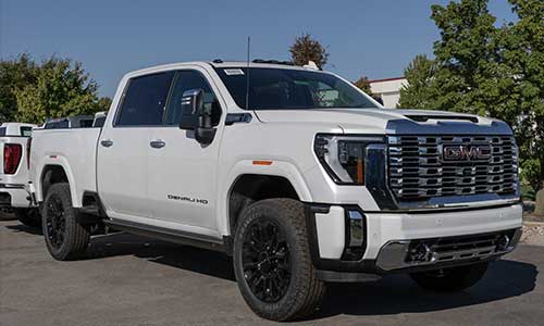 An image of a new body style 2019 GMC Sierra HD truck